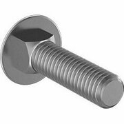 BSC PREFERRED 316 Stainless Steel Square-Neck Carriage Bolt Super-Resistant 3/8-16 Thread Size 1-1/2 Long, 5PK 93180A430